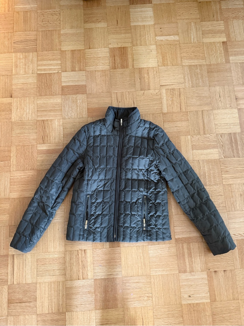 J. Crew Women's Quilted Puffer Jacket - Green